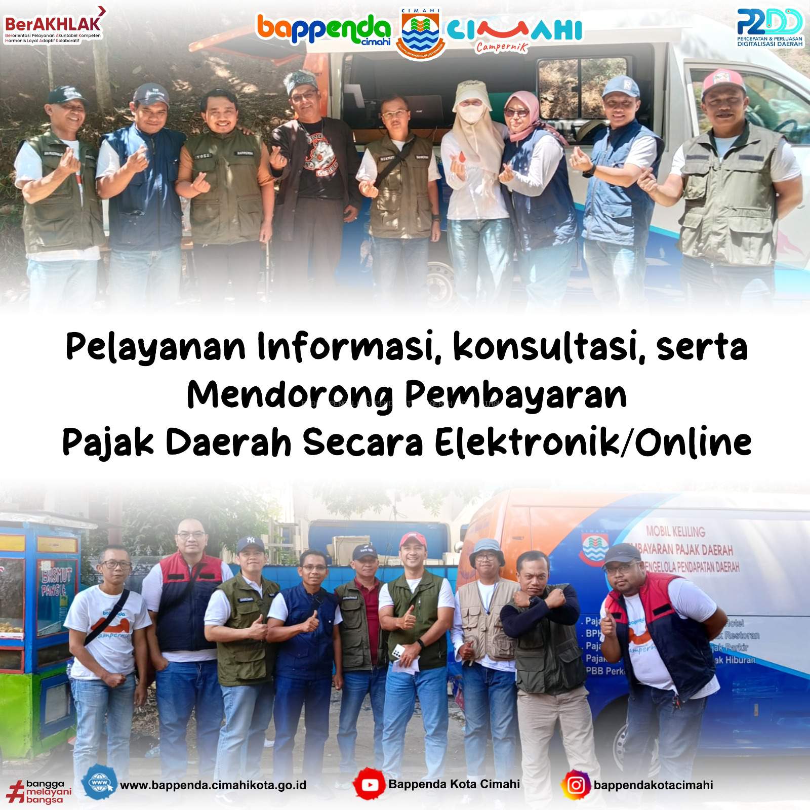 Pelayanan Informasi, Konsultasi serta Pembayaran Pajak Daerah Secara Digital