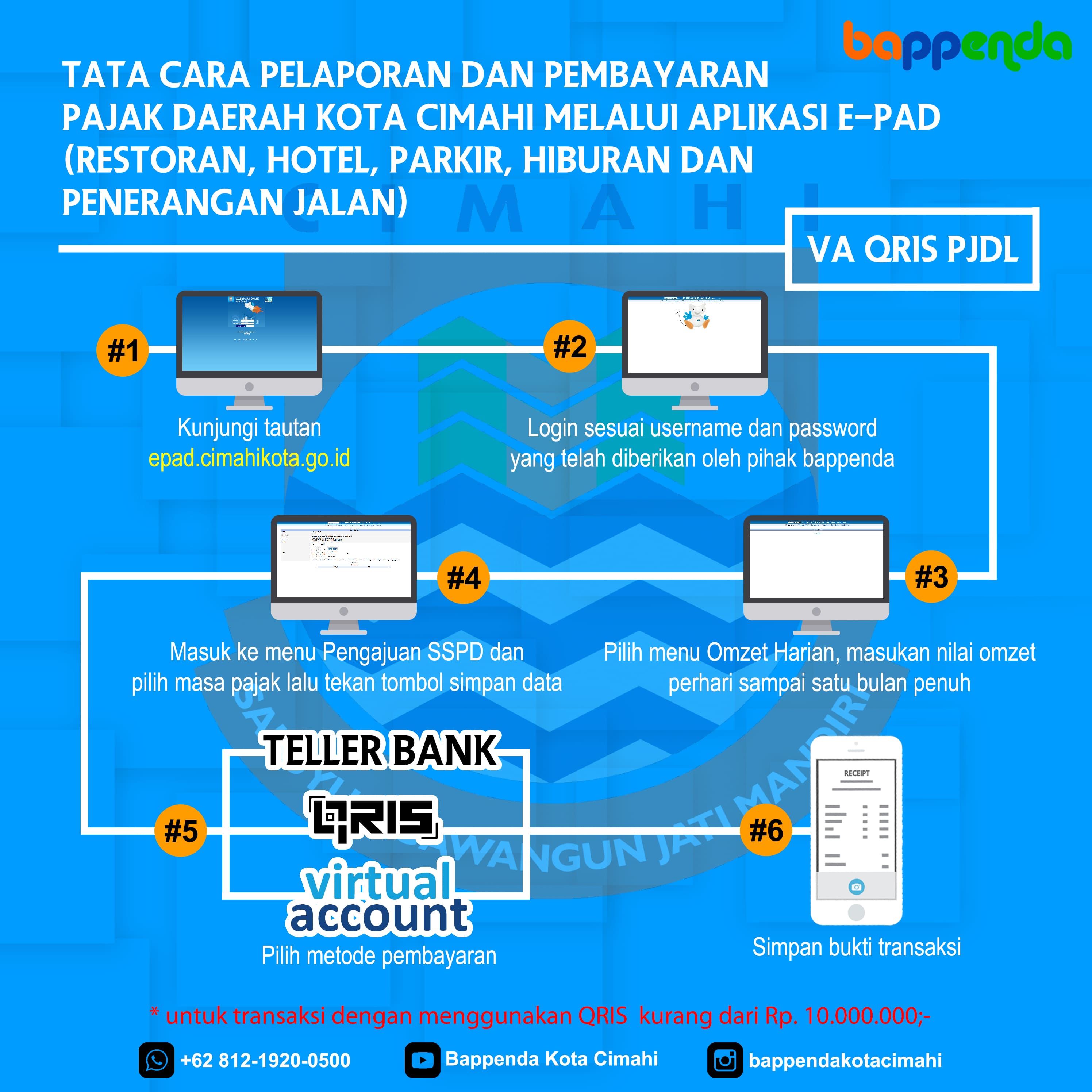 TATA CARA PELAPORAN DAN PEMBAYARAN MELALUI APLIKASI E_PAD